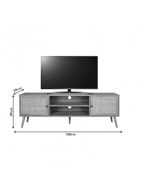 Έπιπλο τηλεόρασης Oslo pakoworld sonoma 150x39x49εκ