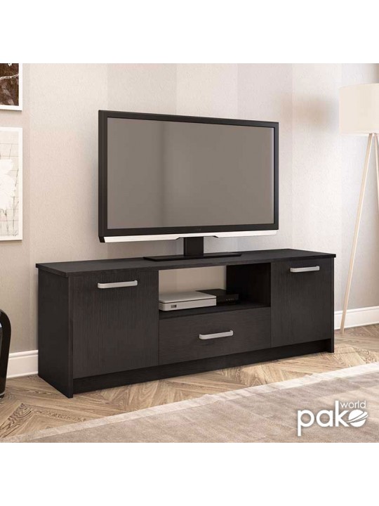 Έπιπλο τηλεόρασης OLYMPUS pakoworld χρώμα wenge 144x39x50,5εκ